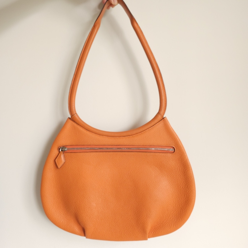 ✨️HostPick.Hermes Togo Cacahuete Orange Shoulder Bag